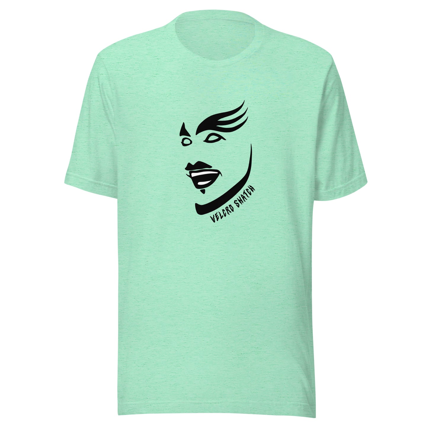 Velcro Snatch Makeup Unisex T-shirt (Designed by Pigeonhat)