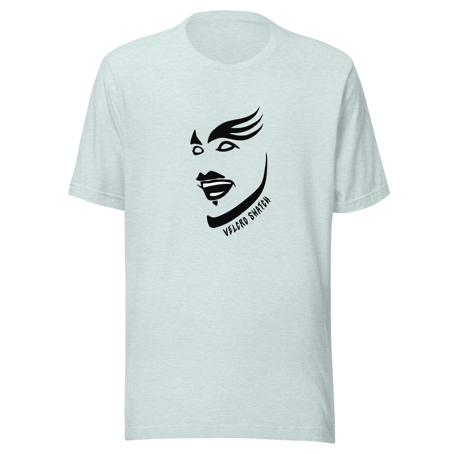 Velcro Snatch Makeup Unisex T-shirt (Designed by Pigeonhat)
