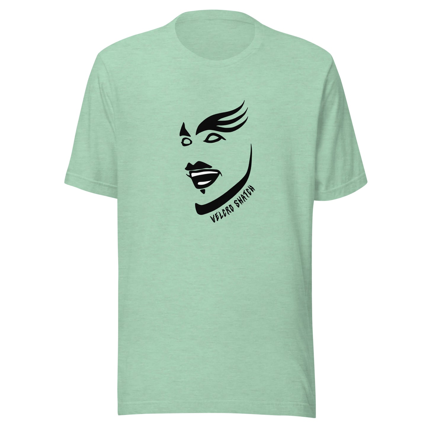 Velcro Snatch Makeup Unisex T-shirt (Designed by Pigeonhat)