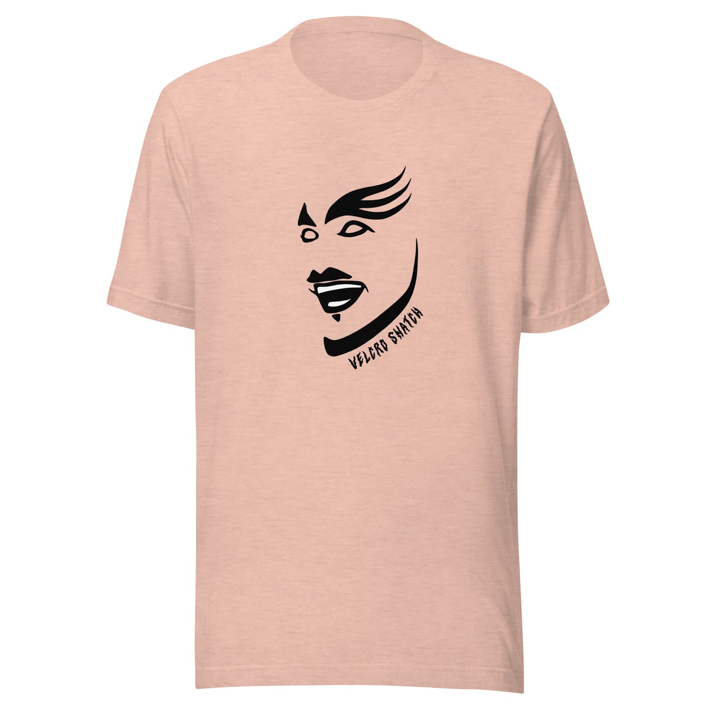 Velcro Snatch Makeup Unisex T-shirt (Designed by Pigeonhat)