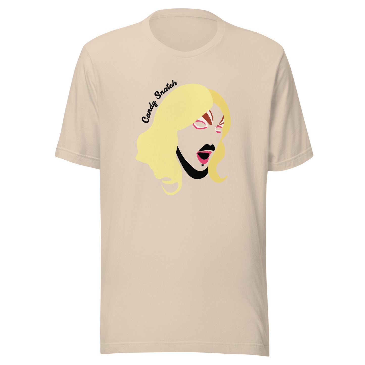 Candy Snatch Makeup Unisex T-shirt (Designed by Pigeonhat)